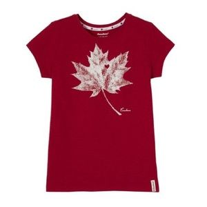 Red maple leaf t-shirt